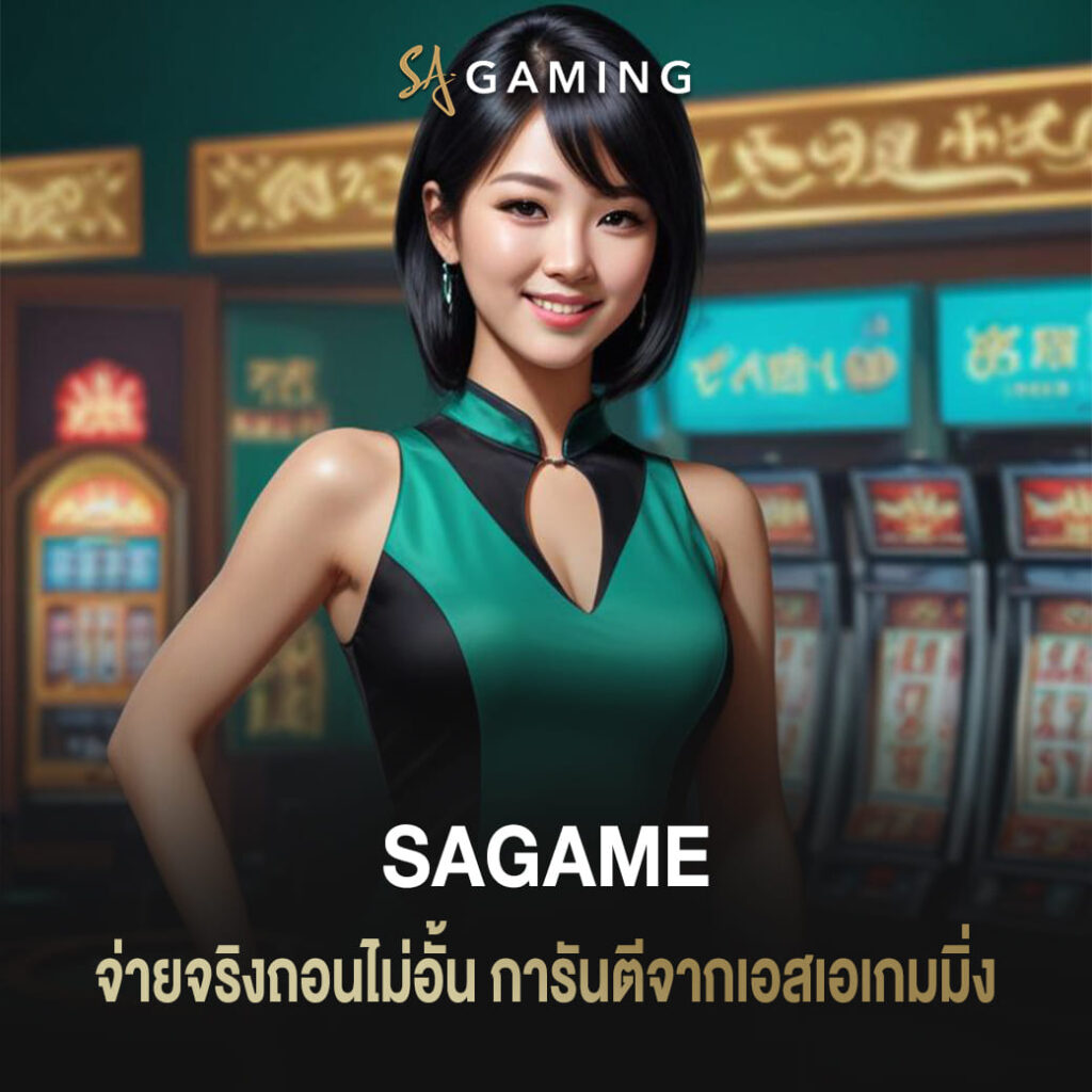 เดิมพันรับรางวัลใหญ่ sagame จ่ายจริงถอนไม่อั้น การันตีจากเอสเอเกมมิ่ง